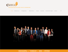 Tablet Screenshot of exitus.nl